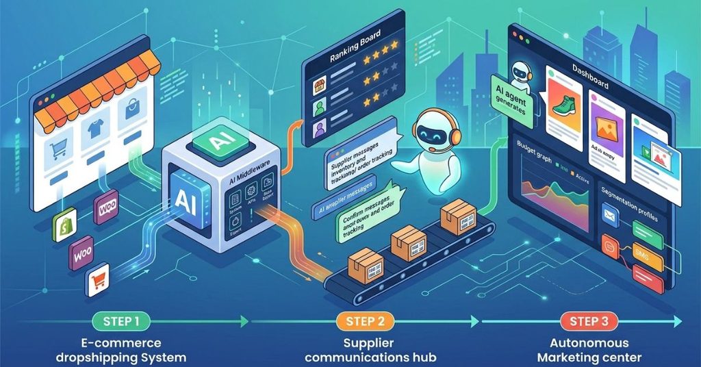 Automated E-Commerce Drop shipping Solutions Using AI in 2026